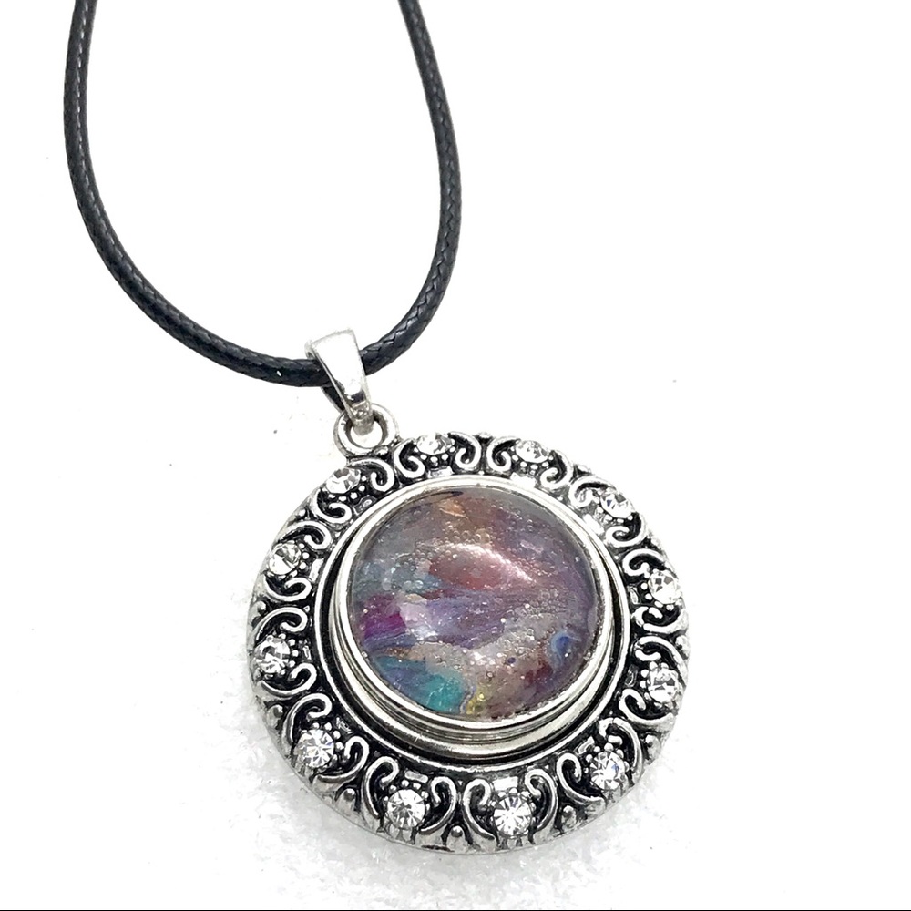 Necklace with handmade 20mm snap SN20